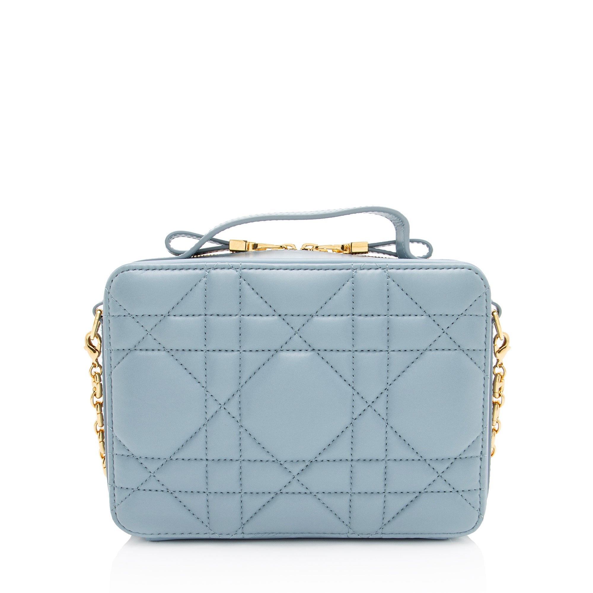 Dior Macrocannage Calfskin Caro Box Bag