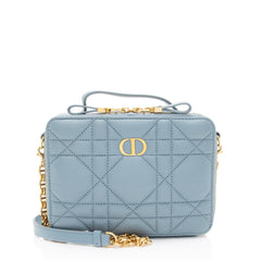Dior Macrocannage Calfskin Caro Box Bag