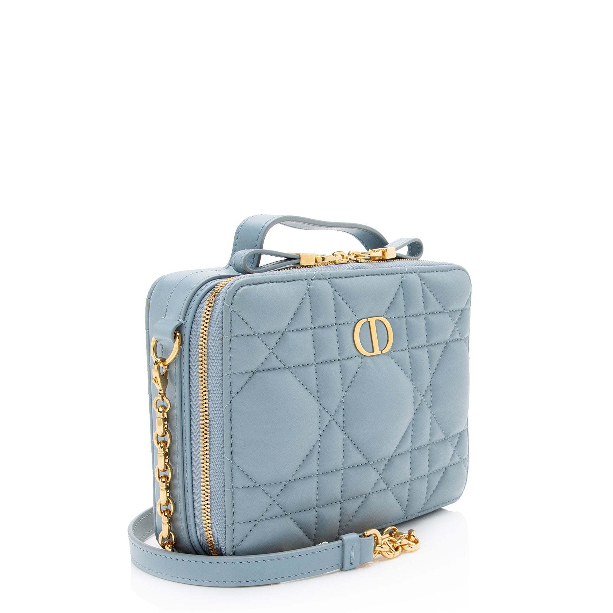 Dior Macrocannage Calfskin Caro Box Bag