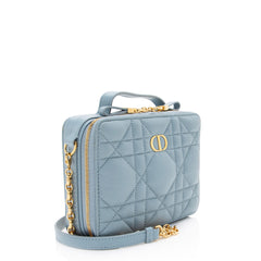 Dior Macrocannage Calfskin Caro Box Bag