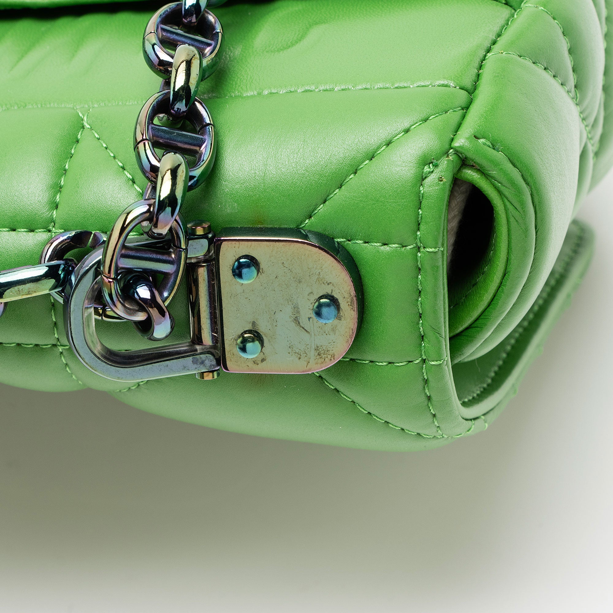 Dior Macrocannage Lambskin Soft Caro Small Shoulder Bag