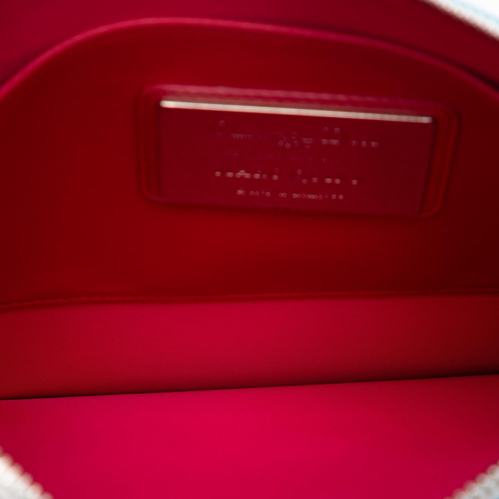Dior Marc Quinn Eyeball Print Leather Clutch