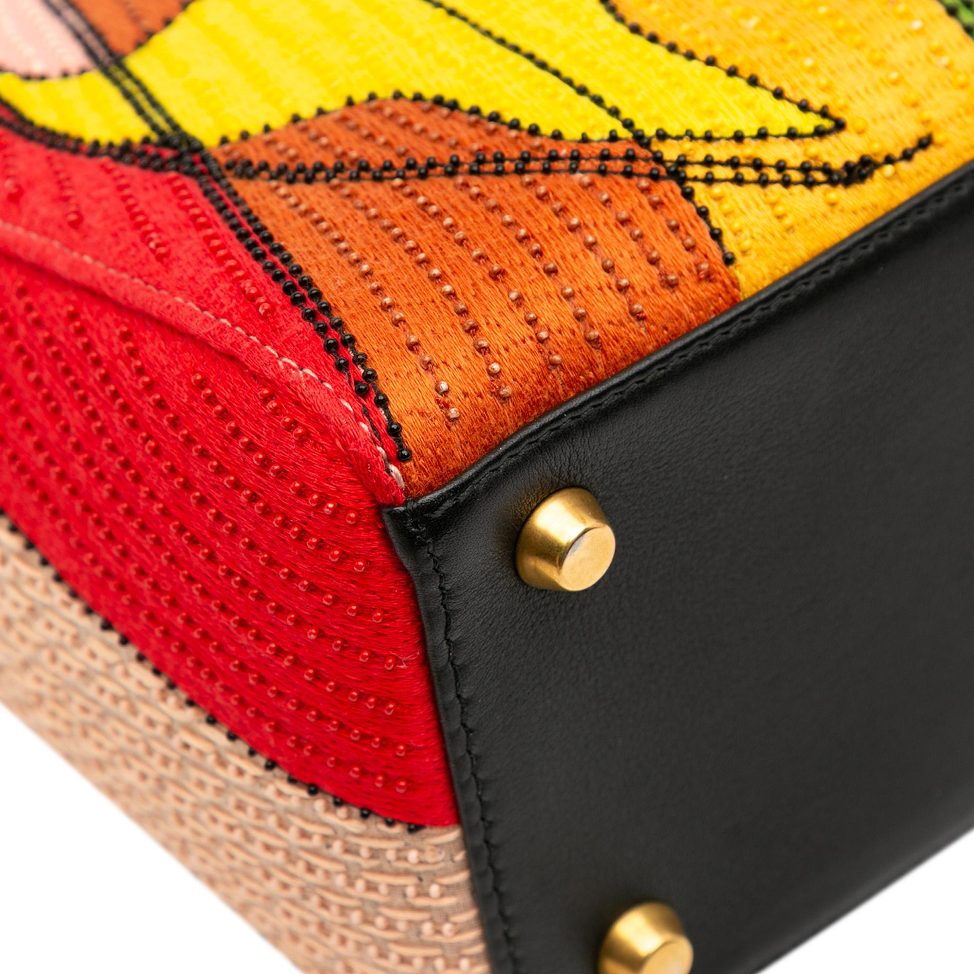 Dior Medium Calfskin Beaded and Embroidered Tarot Judgment Lady Dior