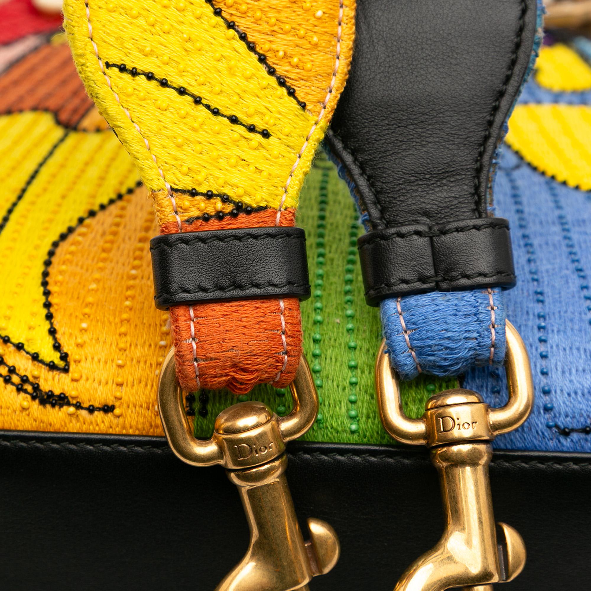 Dior Medium Calfskin Beaded and Embroidered Tarot Judgment Lady Dior