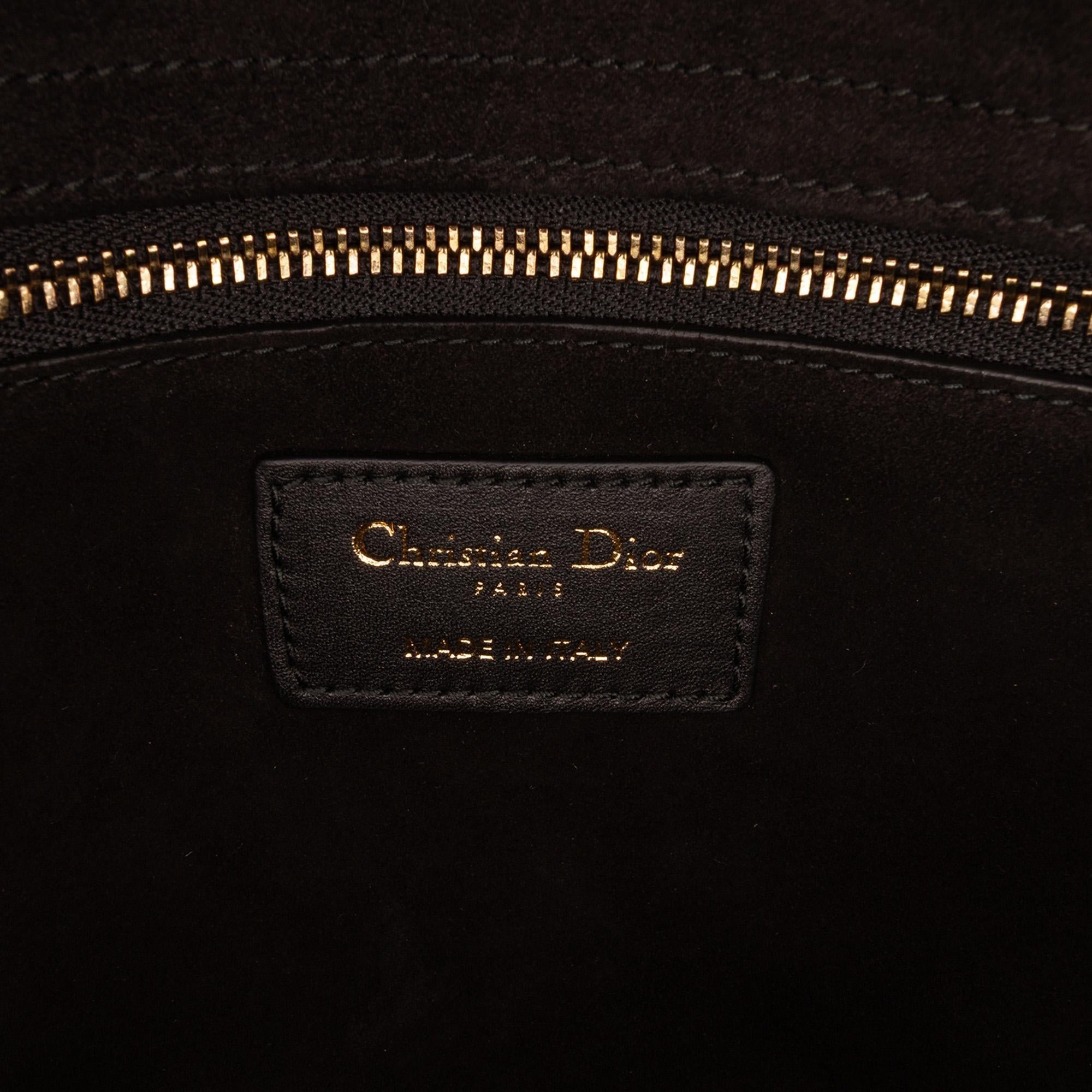Dior Medium Calfskin Beaded and Embroidered Tarot Judgment Lady Dior