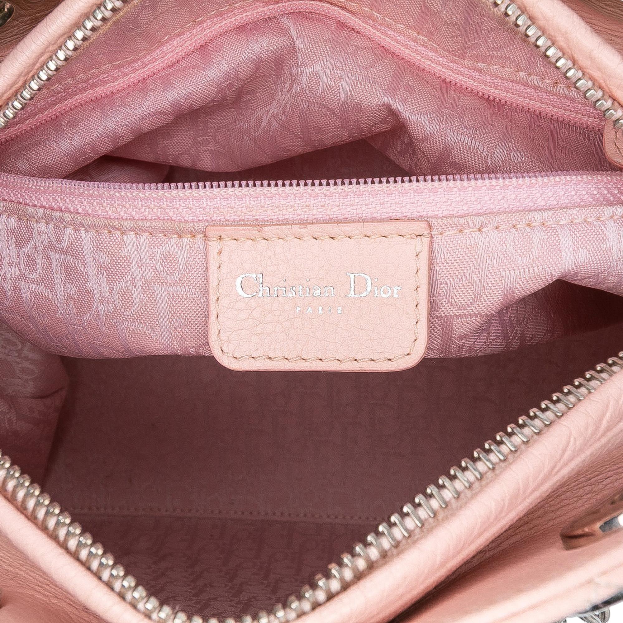 Dior Medium Calfskin Cannage Stitched Lady Dior