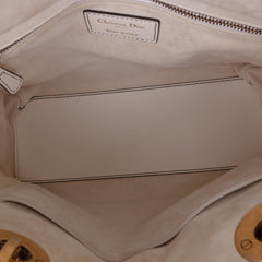 Dior Medium Calfskin Cannage Studded Supple Lady Dior