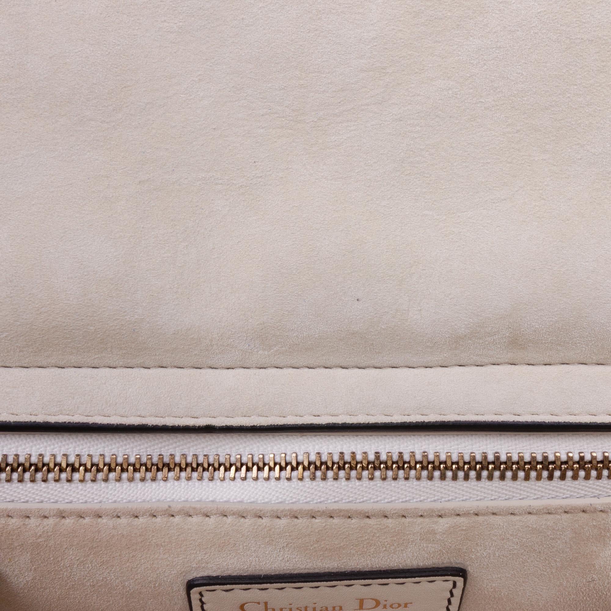Dior Medium Calfskin Cannage Studded Supple Lady Dior