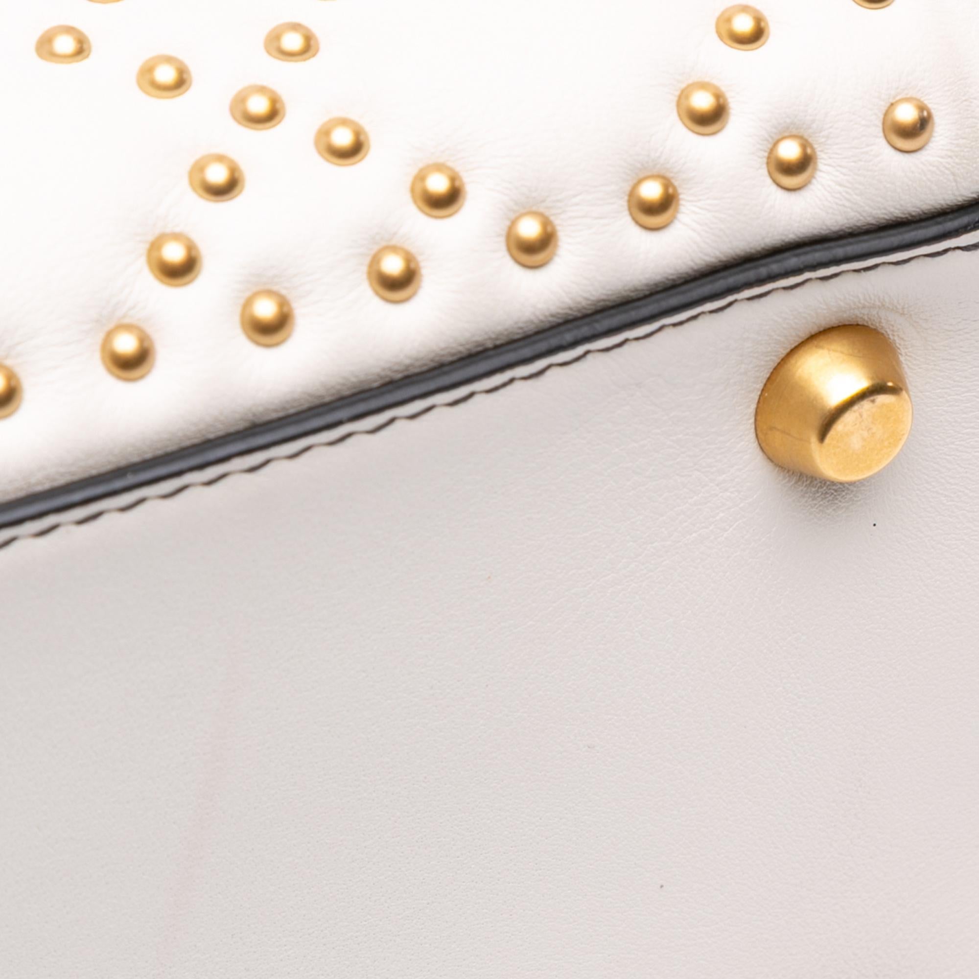 Dior Medium Calfskin Cannage Studded Supple Lady Dior