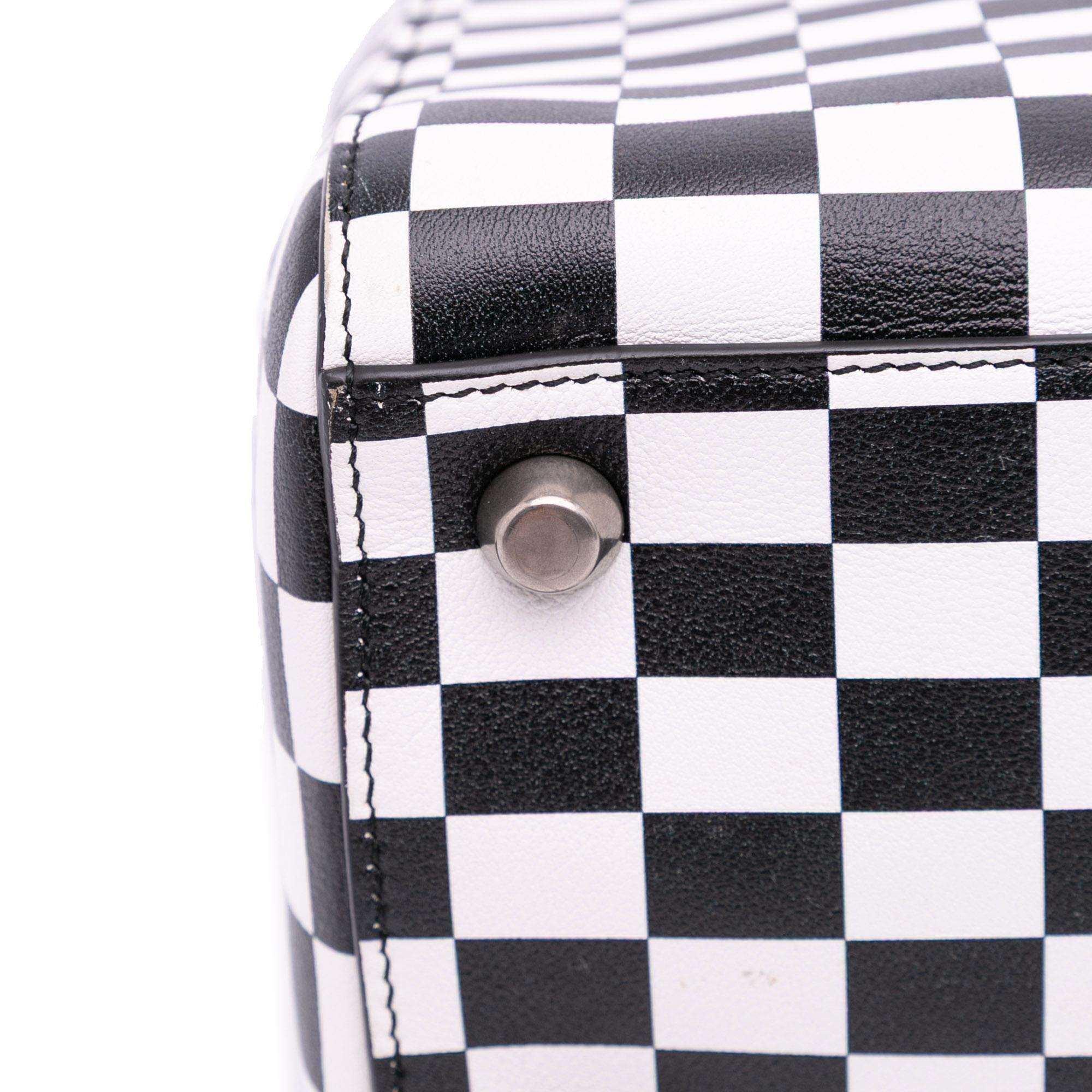 Dior Medium Calfskin Checkered Lady Dior