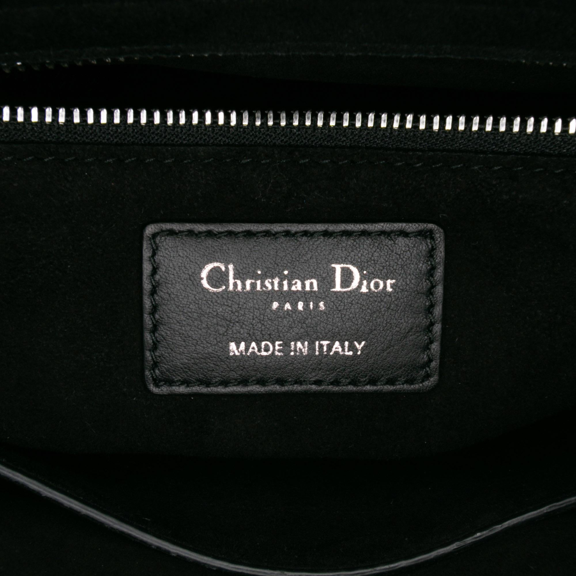 Dior Medium Calfskin Checkered Lady Dior