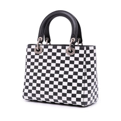 Dior Medium Calfskin Checkered Lady Dior