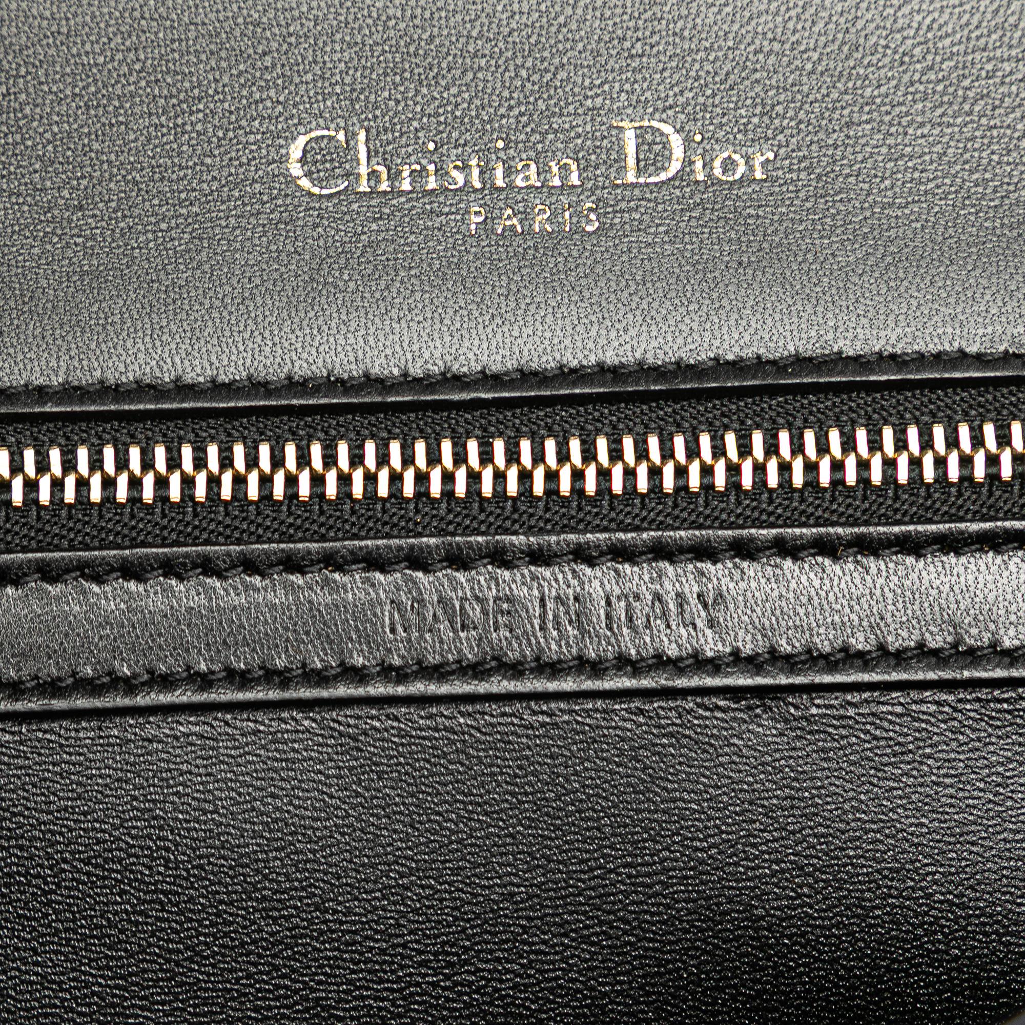 Dior Medium Calfskin Crystal Embroidered Diorama Flap
