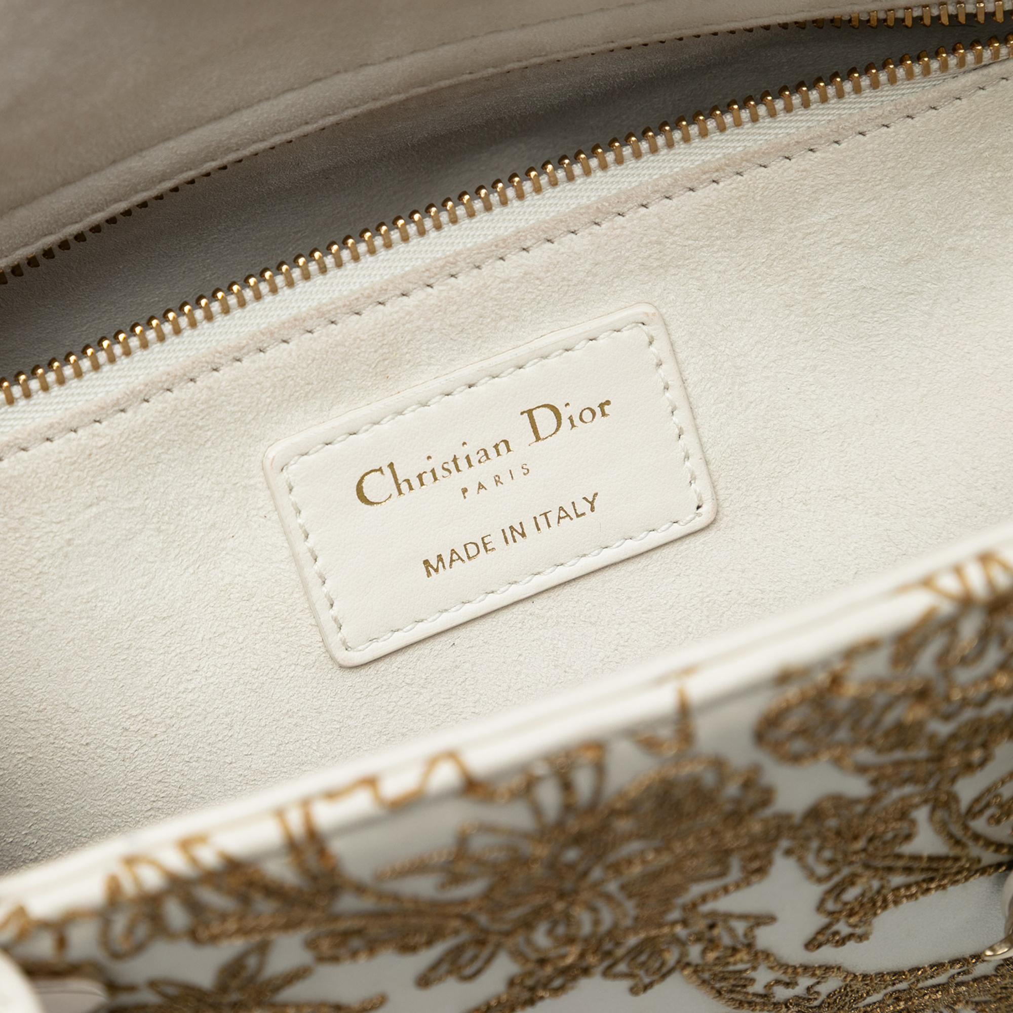 Dior Medium Calfskin Embroidered Astrology Lady Dior