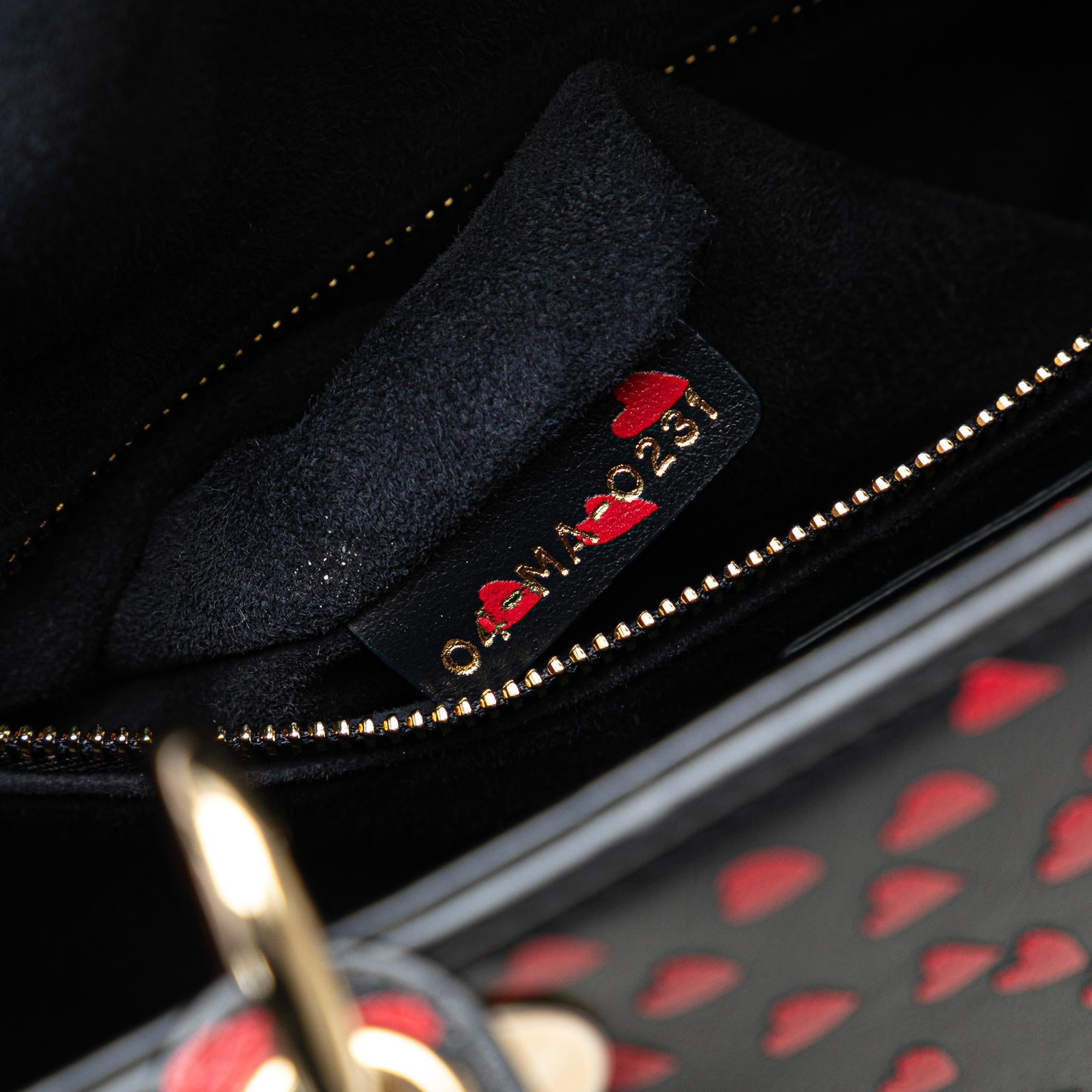 Dior Medium Calfskin I Love Paris Lady Dior