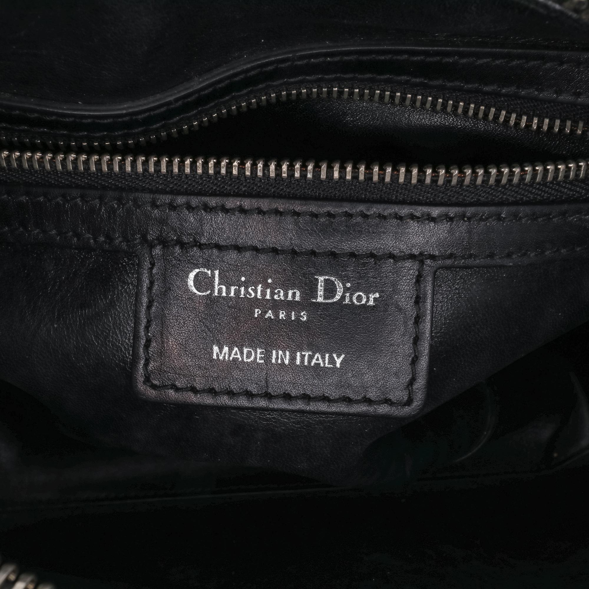 Dior Medium Calfskin Patch Embellished Lady Dior