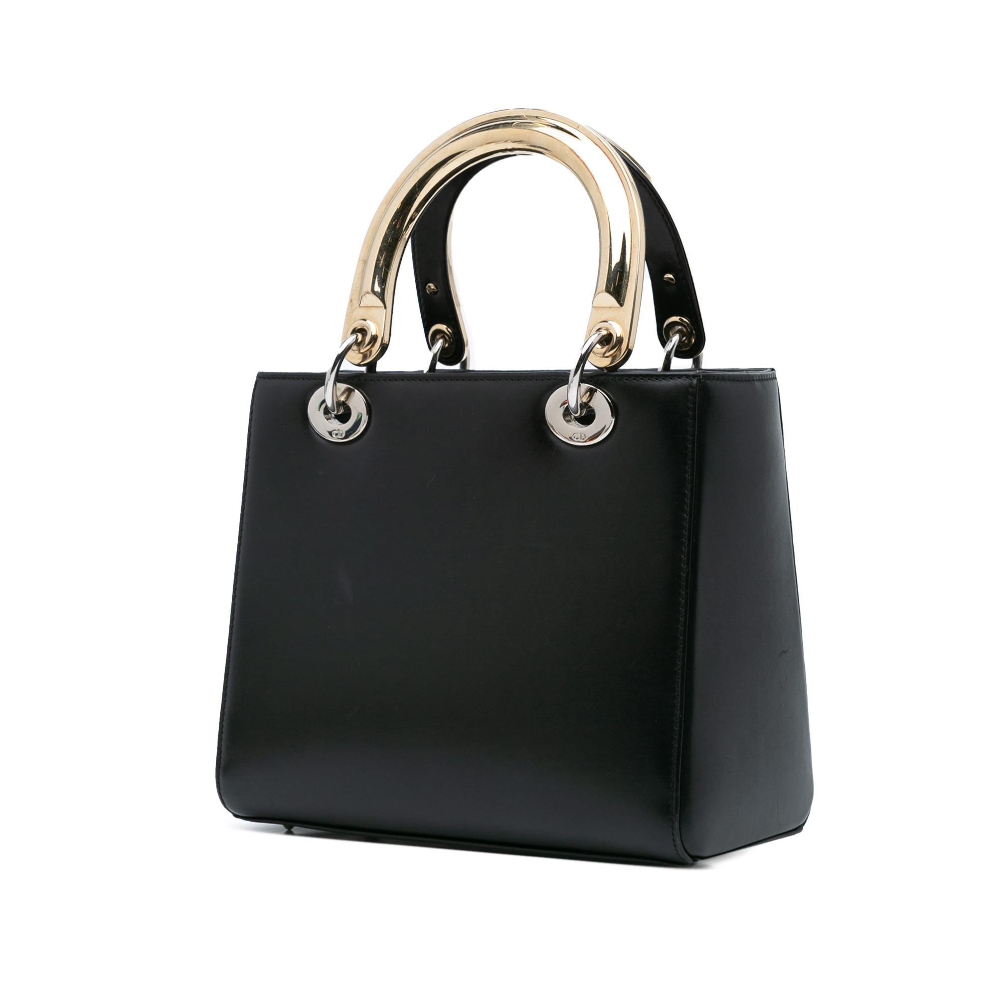 Dior Medium Calfskin Patch Embellished Lady Dior