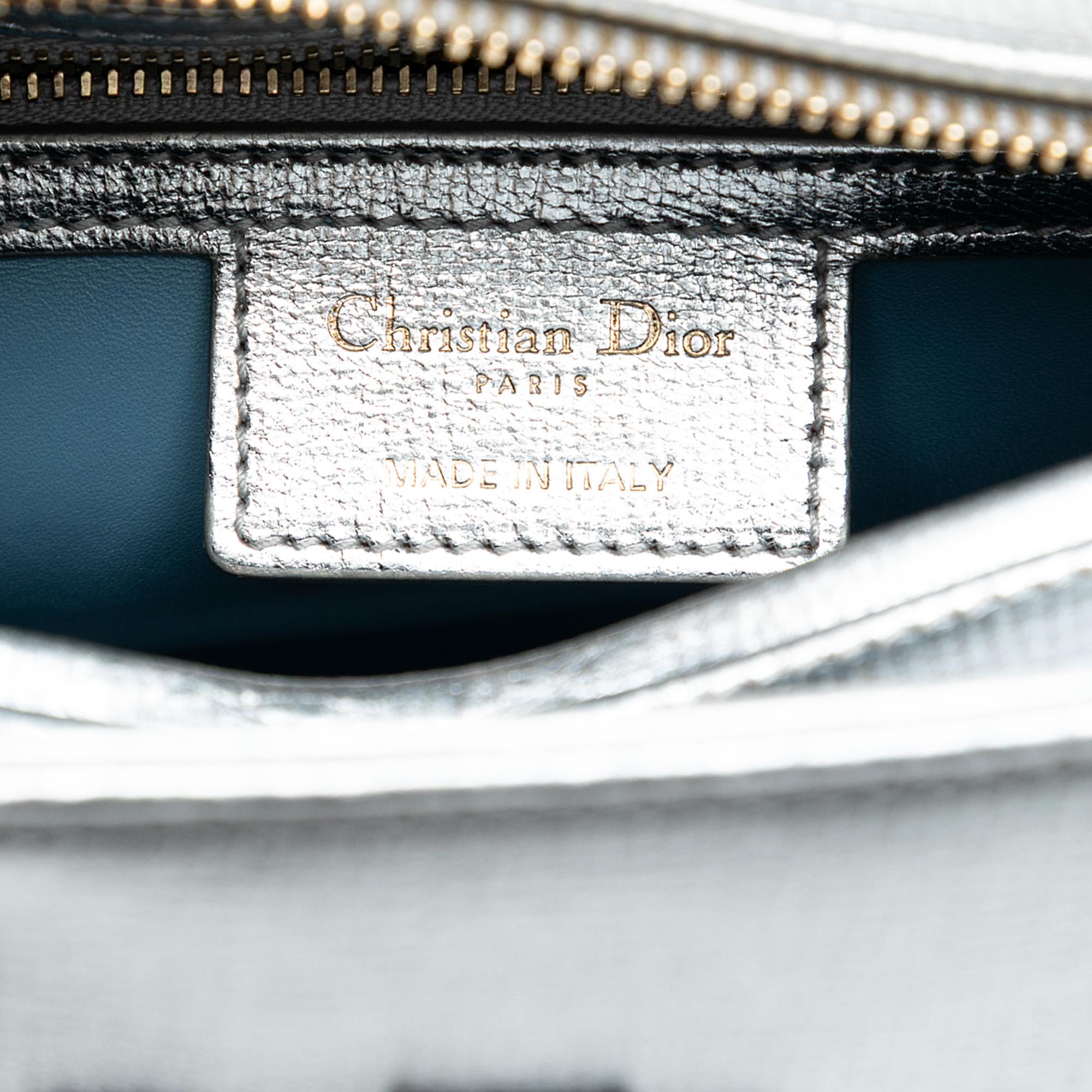 Dior Medium Calfskin Patch Embellished Lady Dior