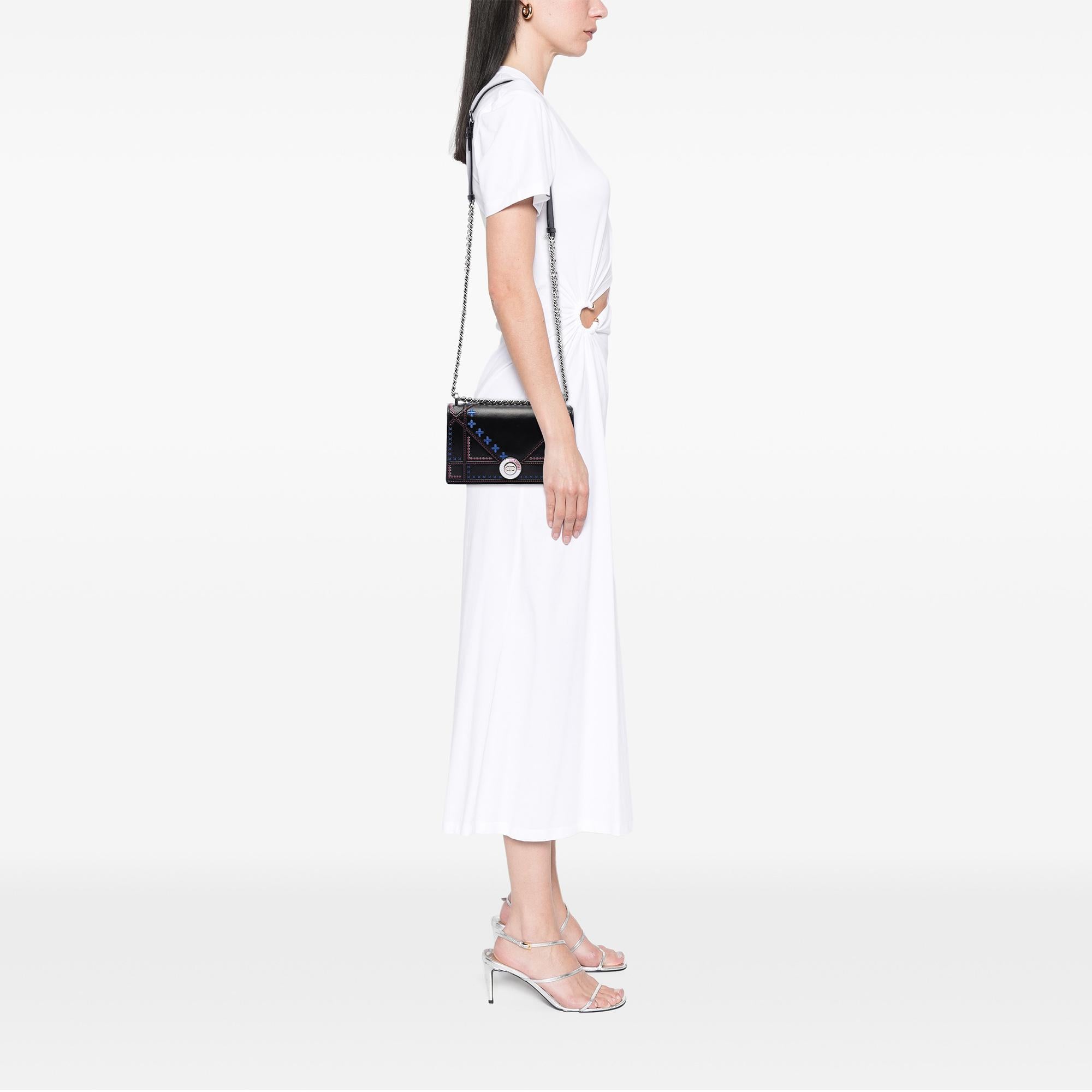 Dior Medium Calfskin Stitch Diorama Flap