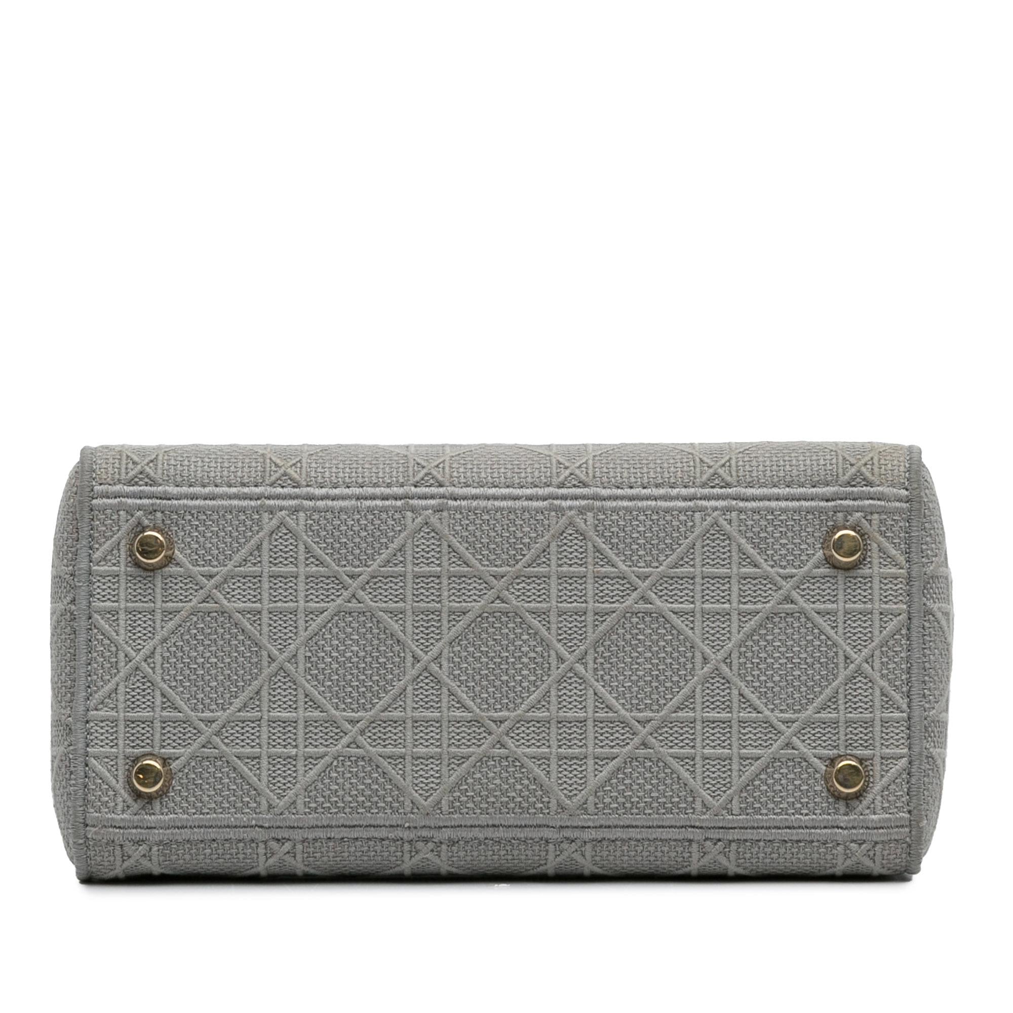 Dior Medium Canvas Cannage Lady D Lite