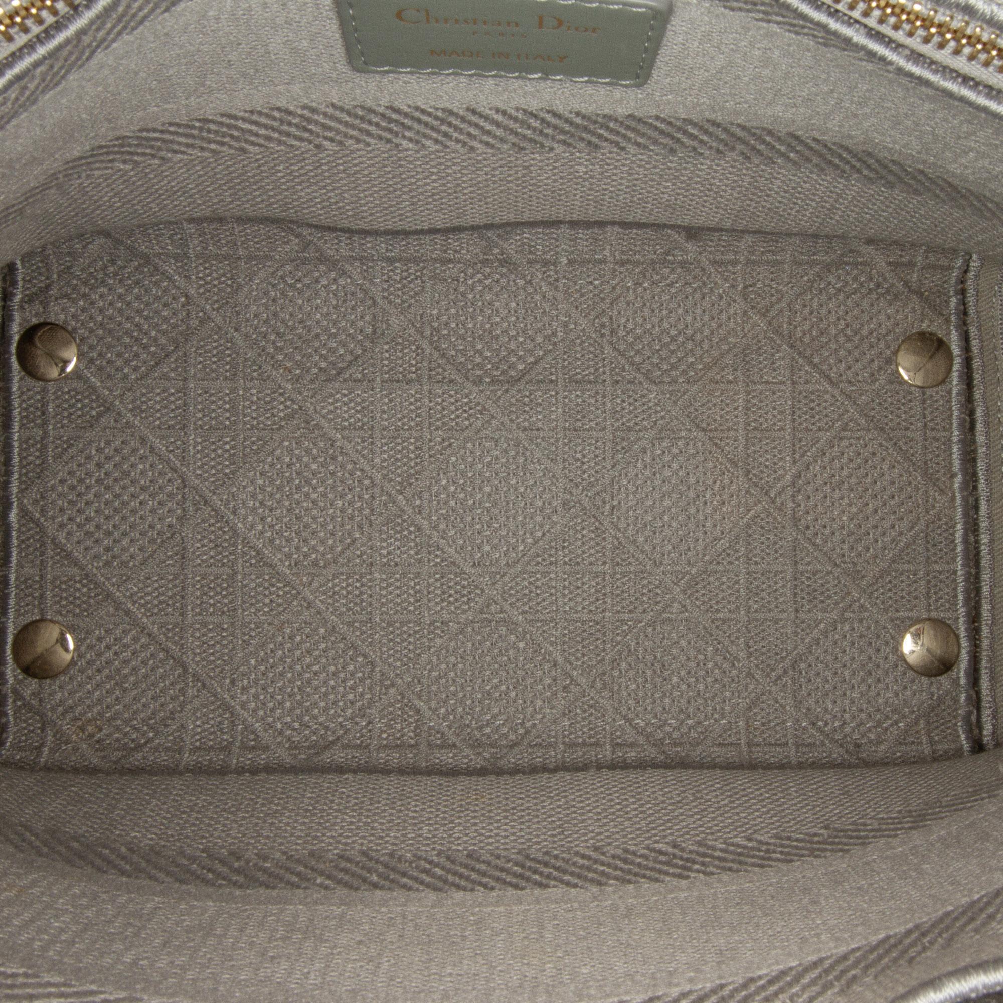 Dior Medium Canvas Cannage Lady D Lite