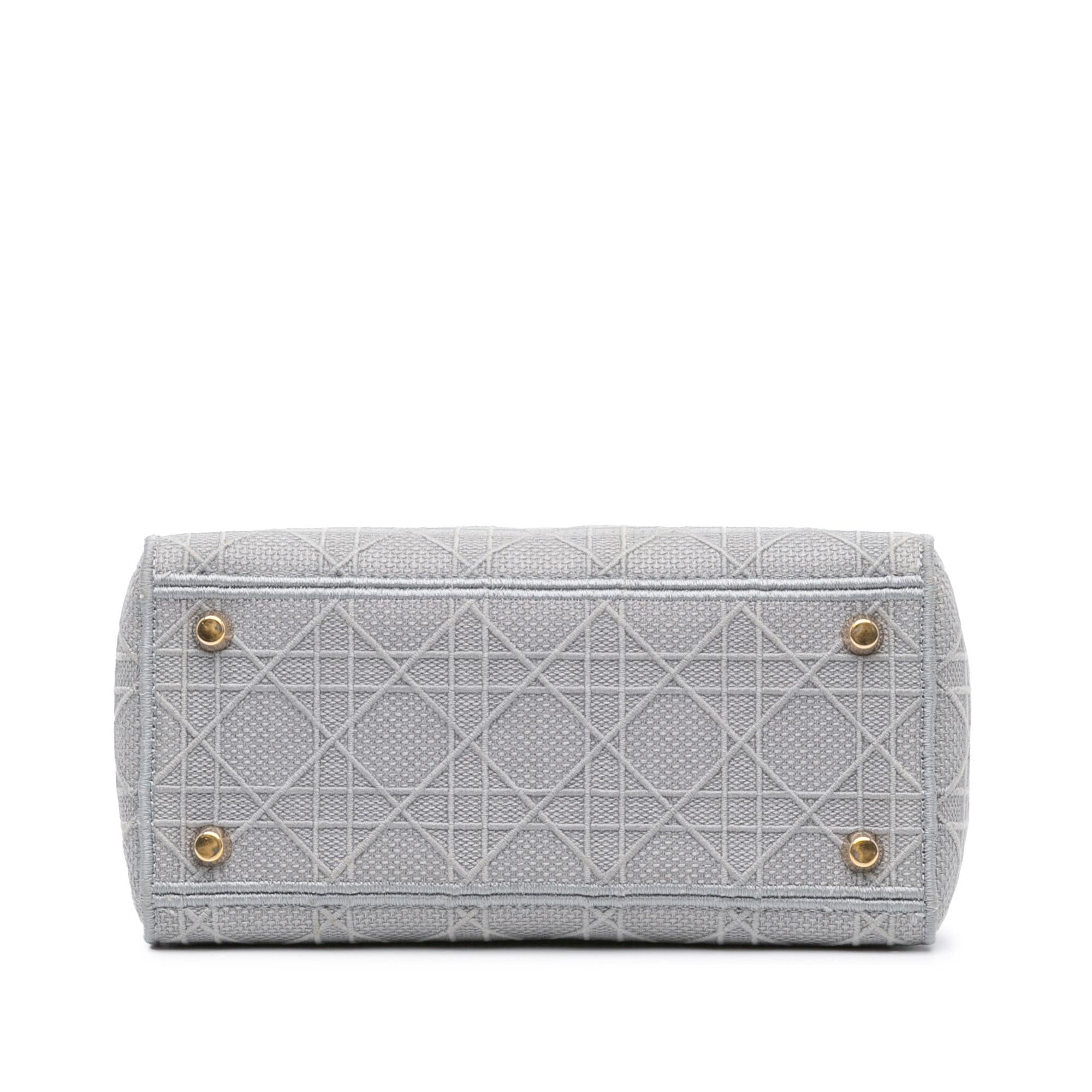 Dior Medium Canvas Cannage Lady D Lite