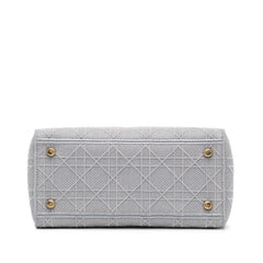 Dior Medium Canvas Cannage Lady D Lite
