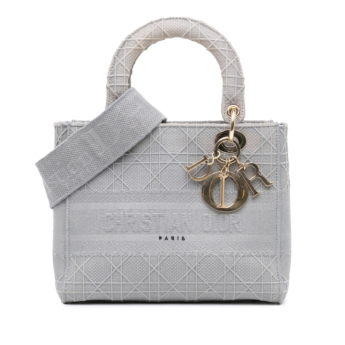 Dior Medium Canvas Cannage Lady D Lite