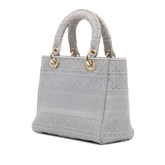 Dior Medium Canvas Cannage Lady D Lite