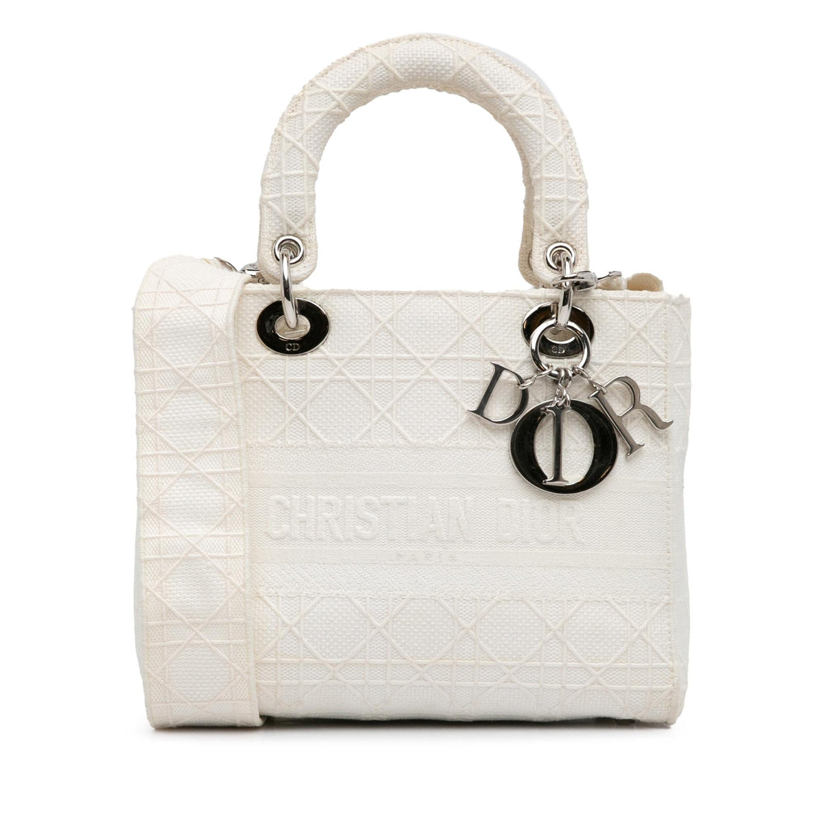 Dior Medium Canvas Cannage Lady D Lite