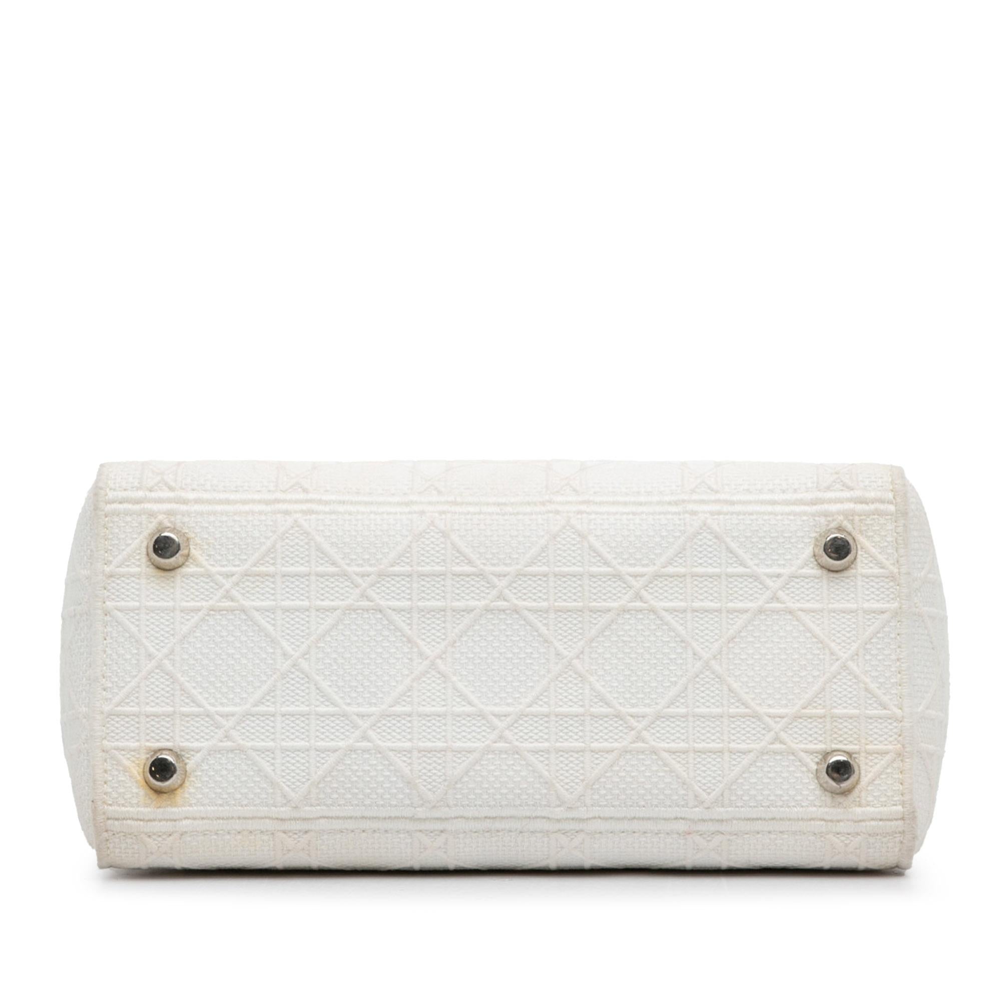 Dior Medium Canvas Cannage Lady D Lite