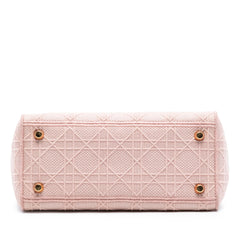 Dior Medium Canvas Cannage Lady D Lite