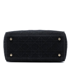 Dior Medium Canvas Cannage Lady D Lite