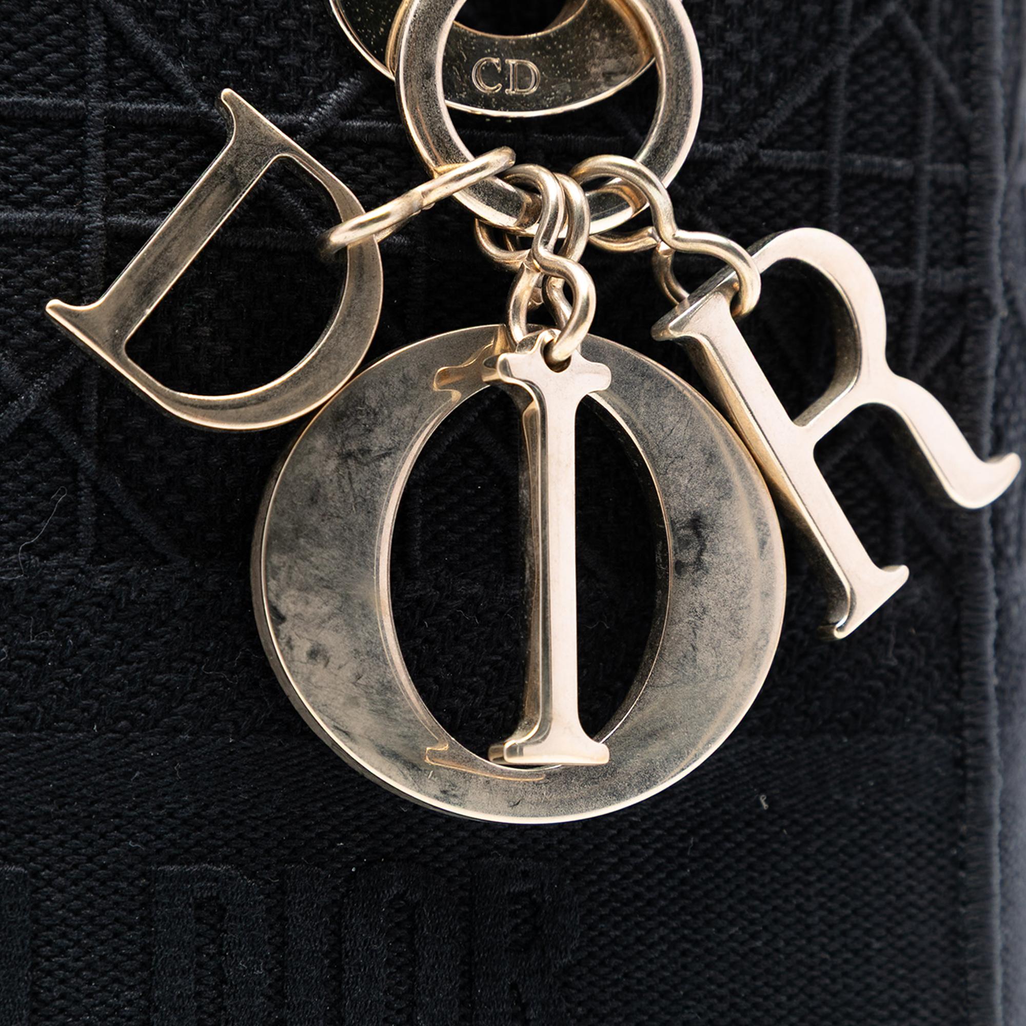 Dior Medium Canvas Cannage Lady D Lite