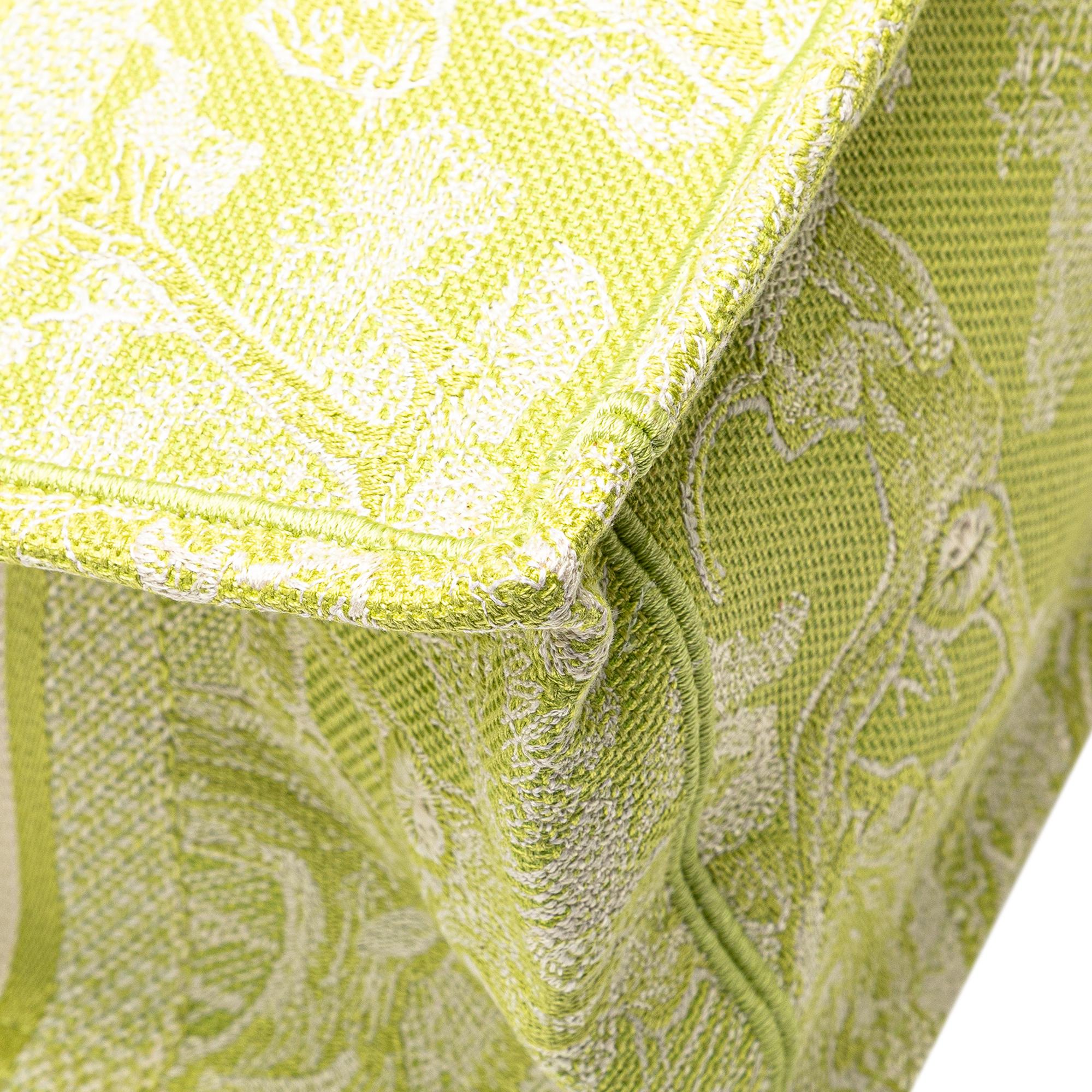 Dior Medium Canvas Embroidered Dioriviera Toile De Jouy Book Tote