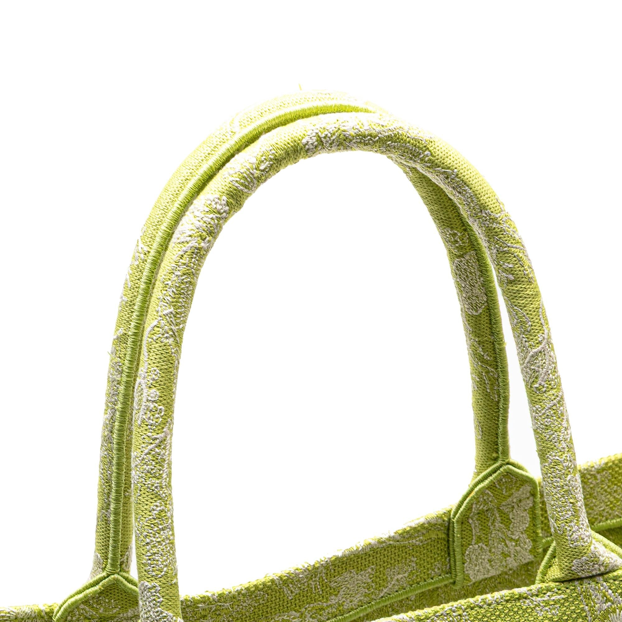 Dior Medium Canvas Embroidered Dioriviera Toile De Jouy Book Tote