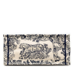 Dior Medium Canvas Embroidered Dioriviera Toile De Jouy Book Tote