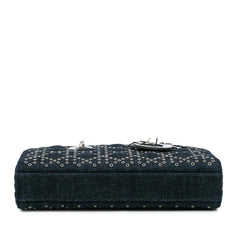 Dior Medium Denim Cannage Eyelet Lady D Joy