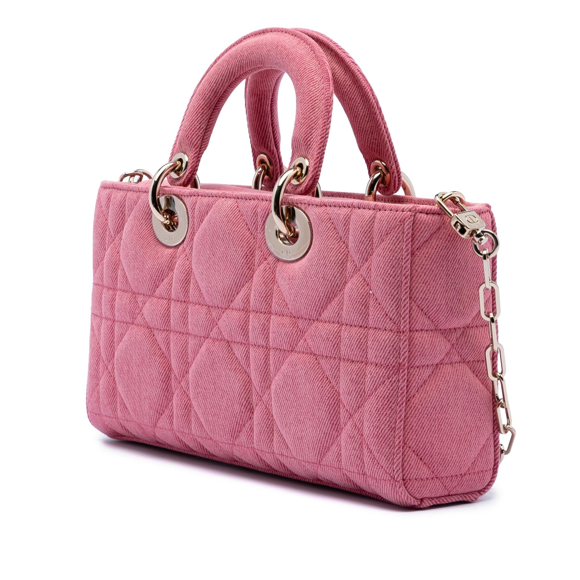 Dior Medium Denim Macrocannage Lady D Joy