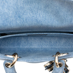 Dior Medium Denim Macrocannage Lady D Joy