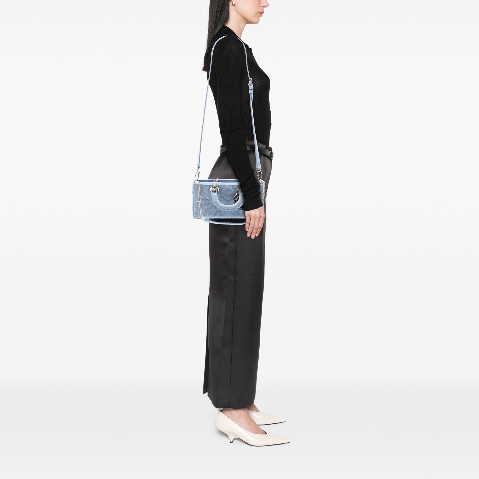 Dior Medium Denim Macrocannage Lady D Joy