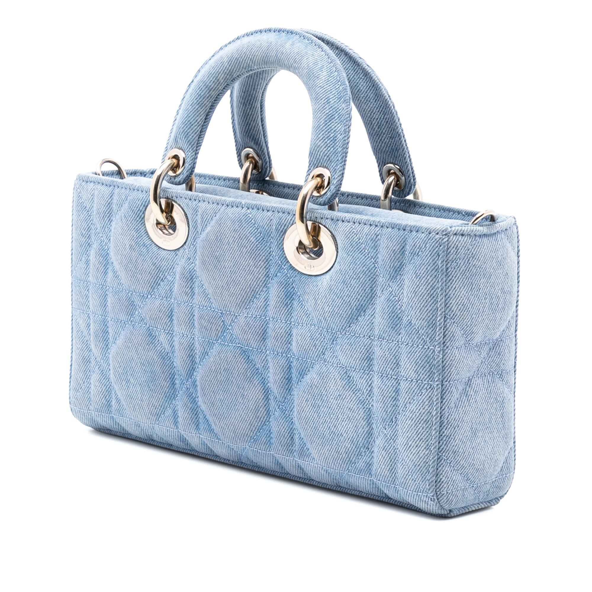 Dior Medium Denim Macrocannage Lady D Joy