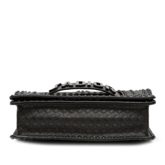 Dior Medium Embossed Calfskin Studded JAdior Chain Flap