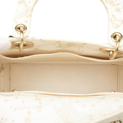 Dior Medium Embroidered Canvas Butterfly Zodiac Lady D Lite