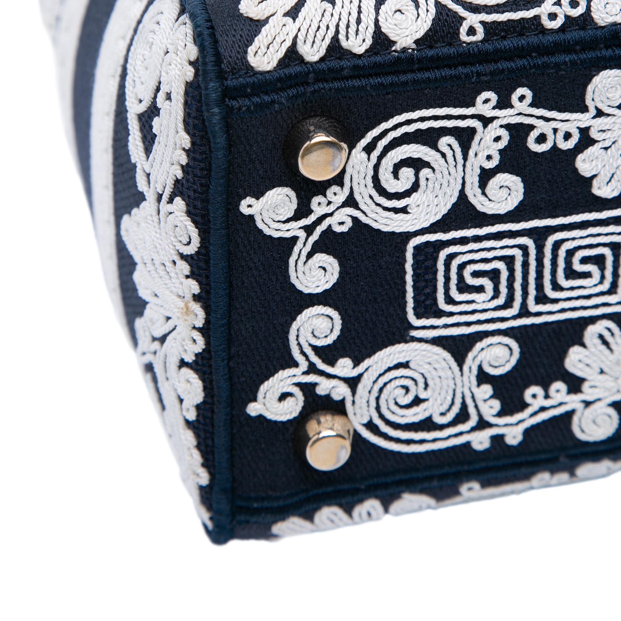 Dior Medium Embroidered Canvas Cornely Lady D Lite