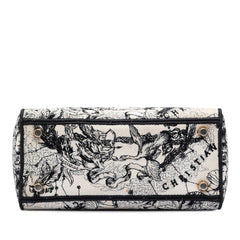 Dior Medium Embroidered Canvas Zodiac Lady D Lite