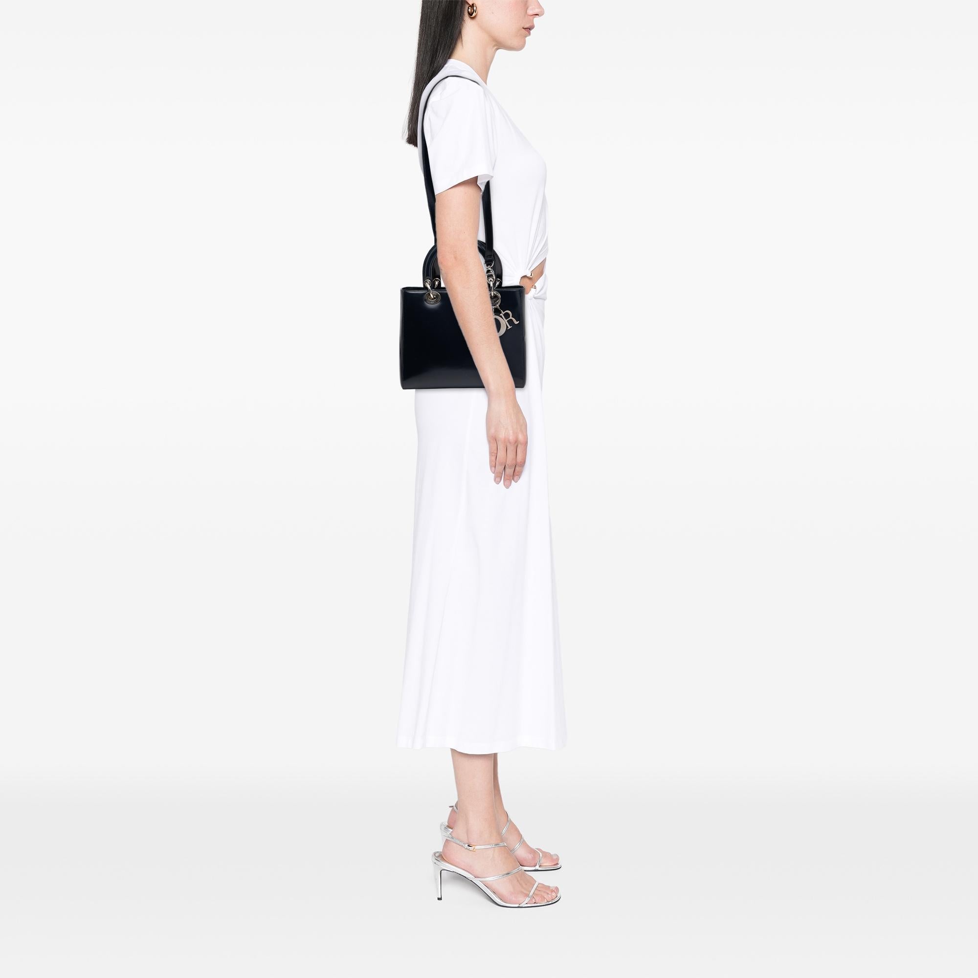 Dior Medium Glazed Calfskin Lady Dior