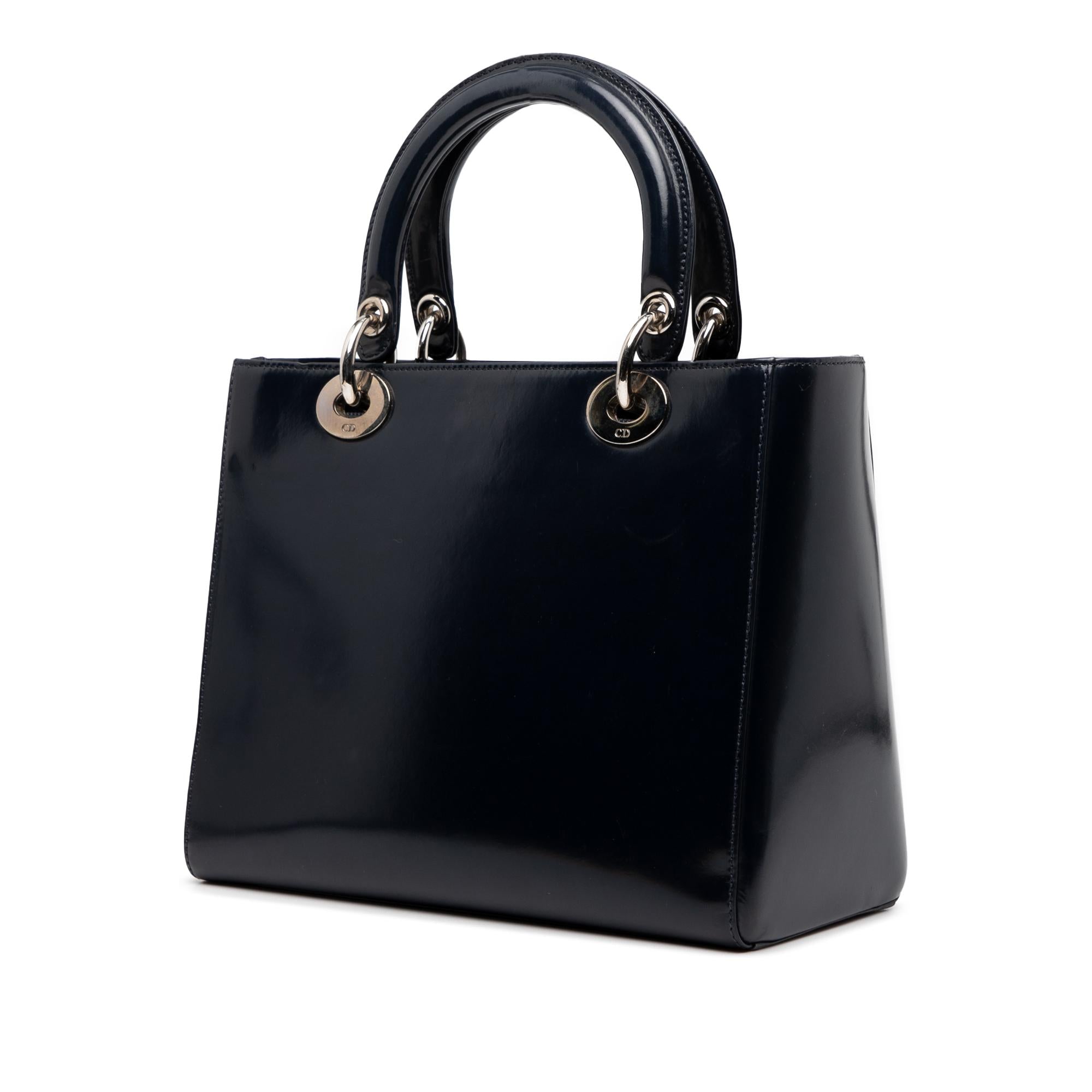 Dior Medium Glazed Calfskin Lady Dior