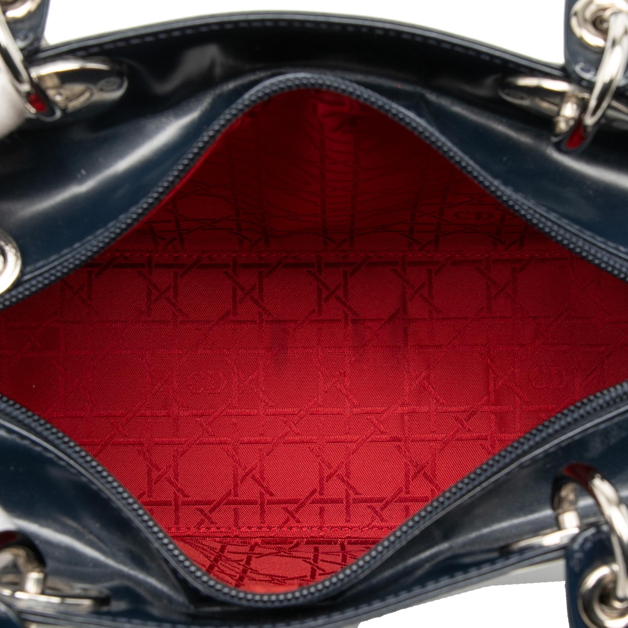 Dior Medium Glazed Calfskin Lady Dior