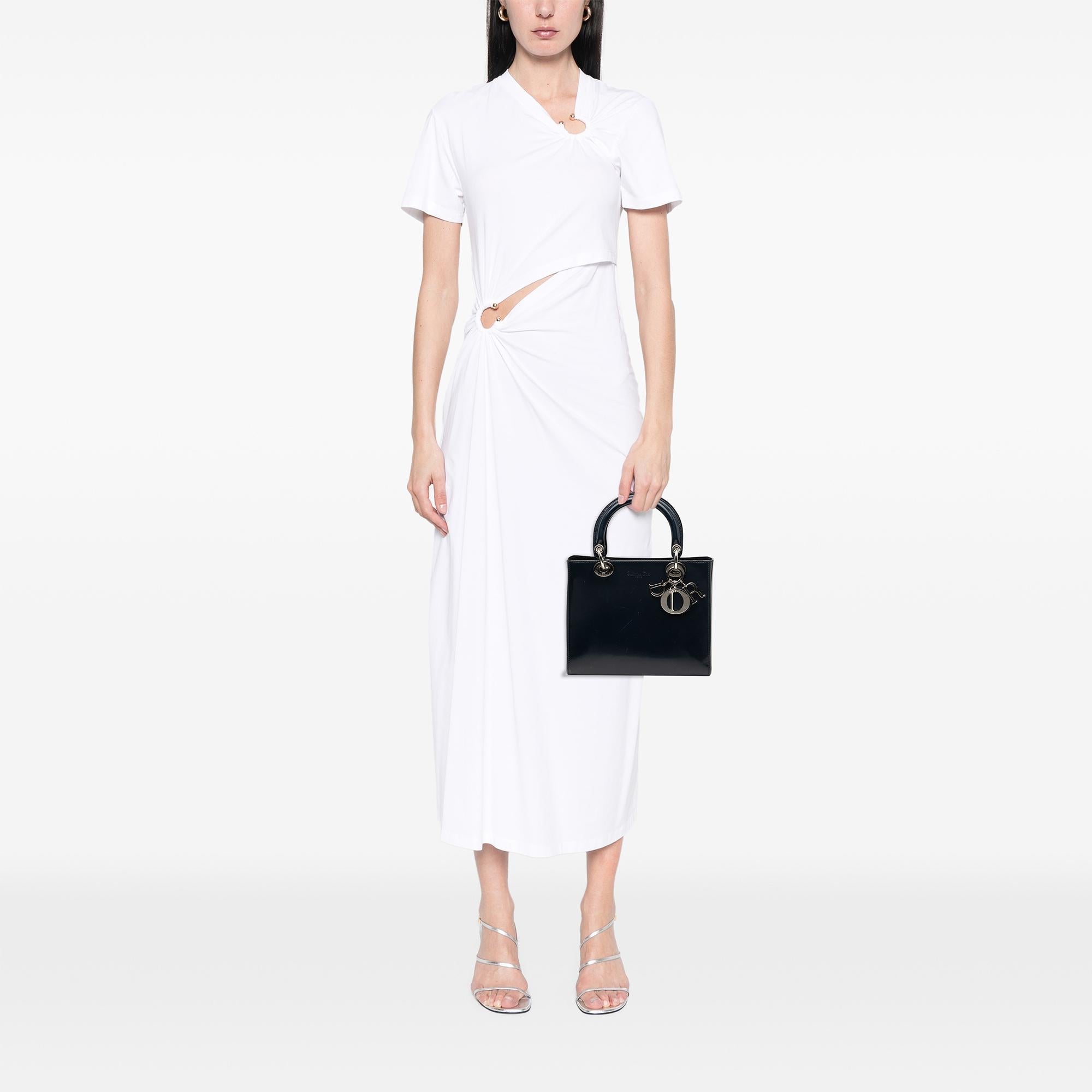 Dior Medium Glazed Calfskin Lady Dior